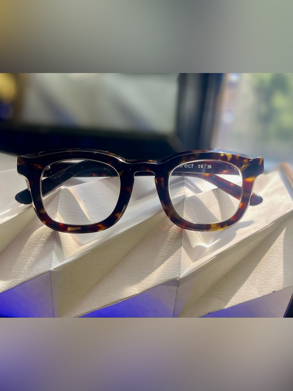EyeBuyDirect premium progressive +2.5 blue light filtering, lens reading glasses